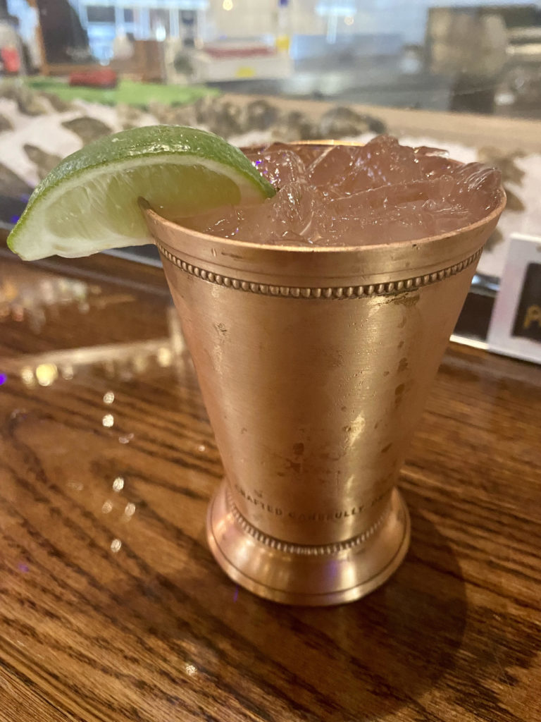 The Bay Mule Cocktail with Lime