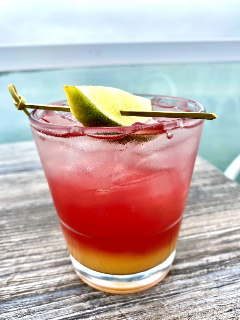 bay breeze cocktail by water